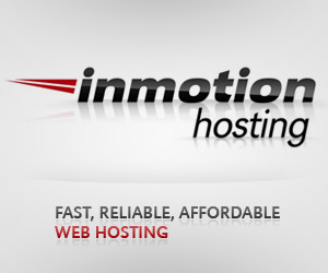 Image with text : inmotion hosting FAST, RELIABLE, AFFORDABLE WEB HOSTING